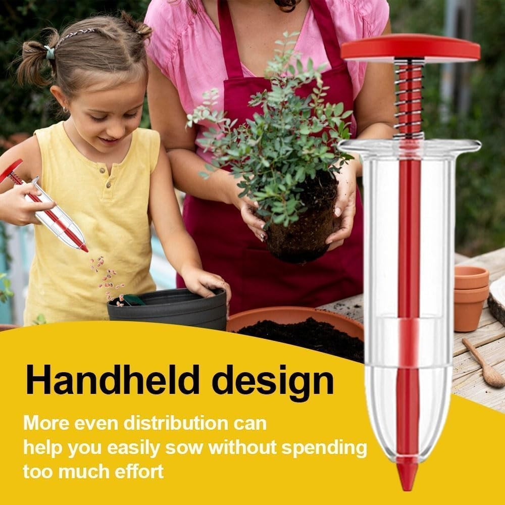 6 Pcs Mini Seed Spreader, Mini Sowing Seed Dispenser, Small Seed Planter Tool...