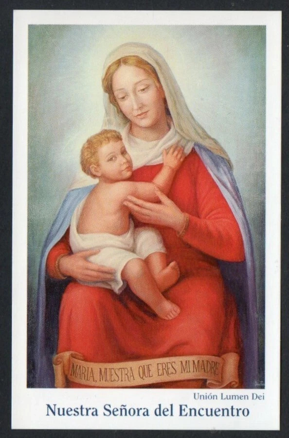Holy card de la Virgin santino image pieuses estampa