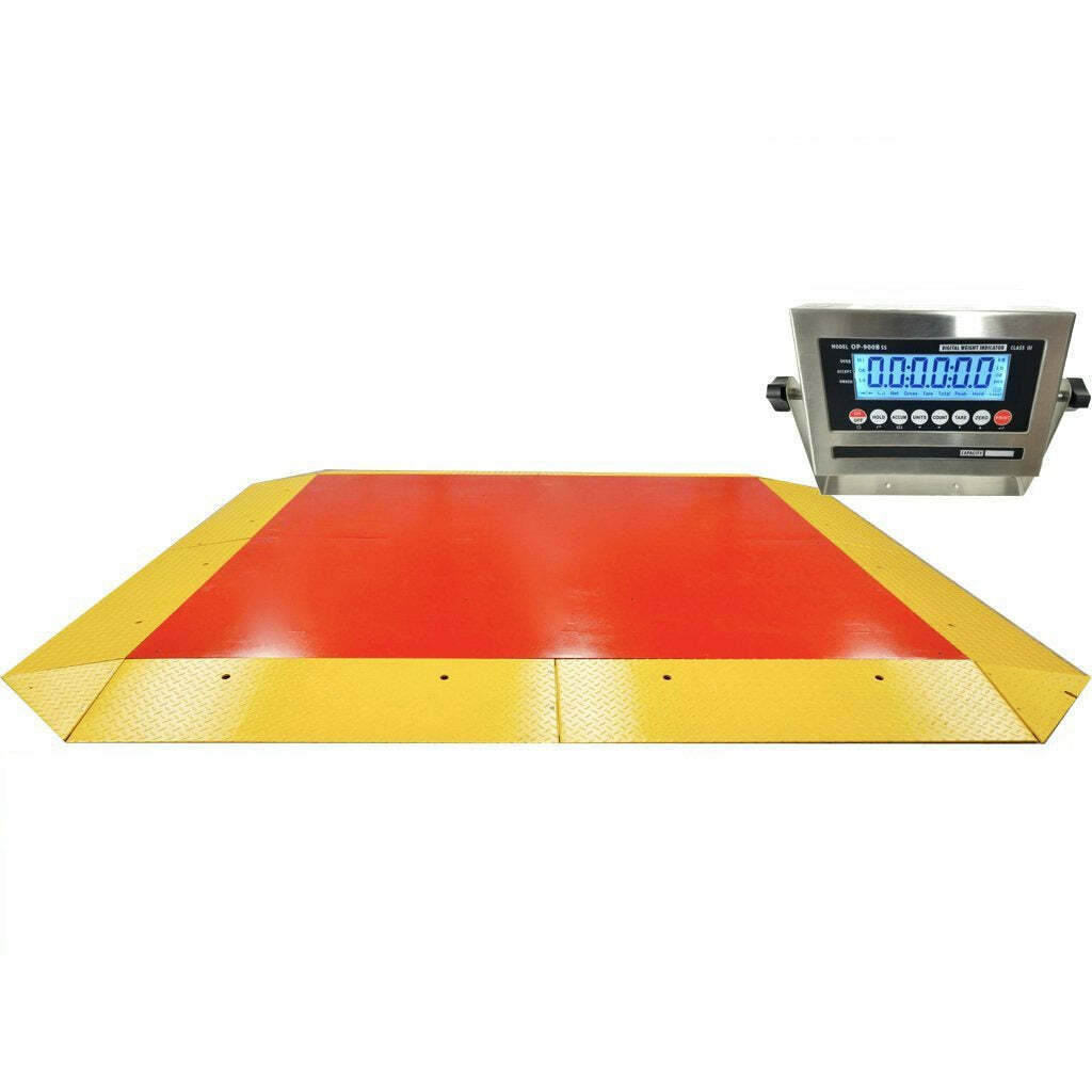 SL-960 10' x 10' x 3" Heavy Duty Ultra low Cargo Pancake Scale 20,000 x 10 lb