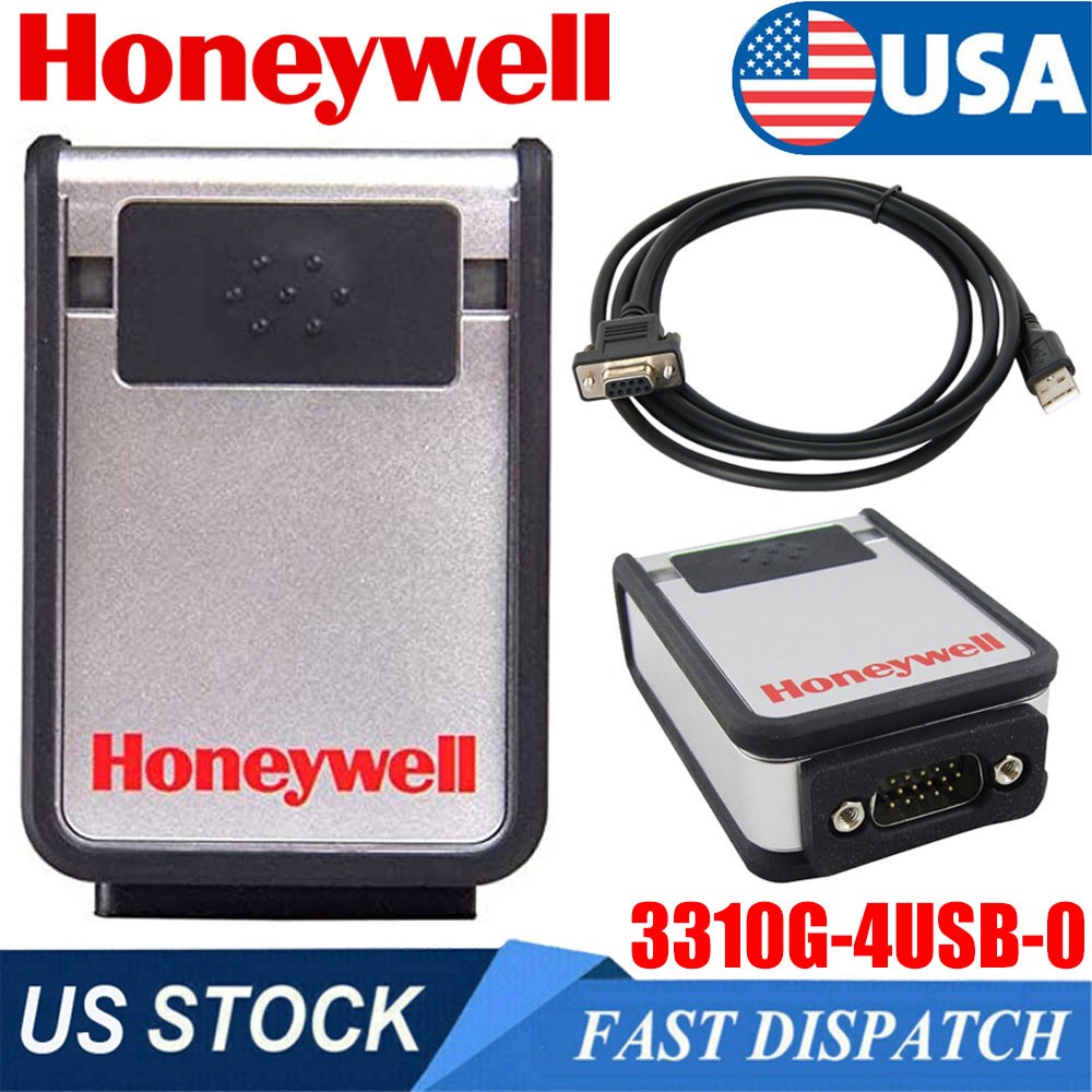 Honeywell Vuquest 3310G-4USB-0 Hands-Free 1D 2D Barcode Scanner USB Kit US Stock
