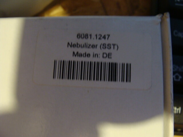 Thermo Scientific DIONEX 6081.1247 NBULZR FOR CORONA VEO VH-VF-D2, PN: 6081.1247
