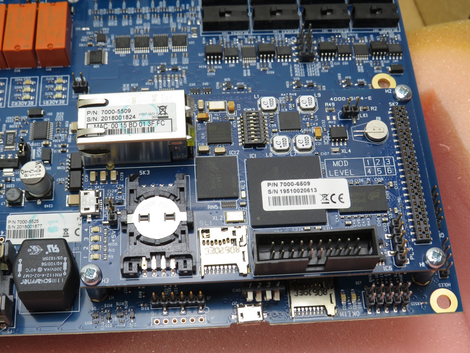 ✔AMAG Symmetry M4000-DDC4 Door Controller Board + M4000-DBB Database Board [CTD]