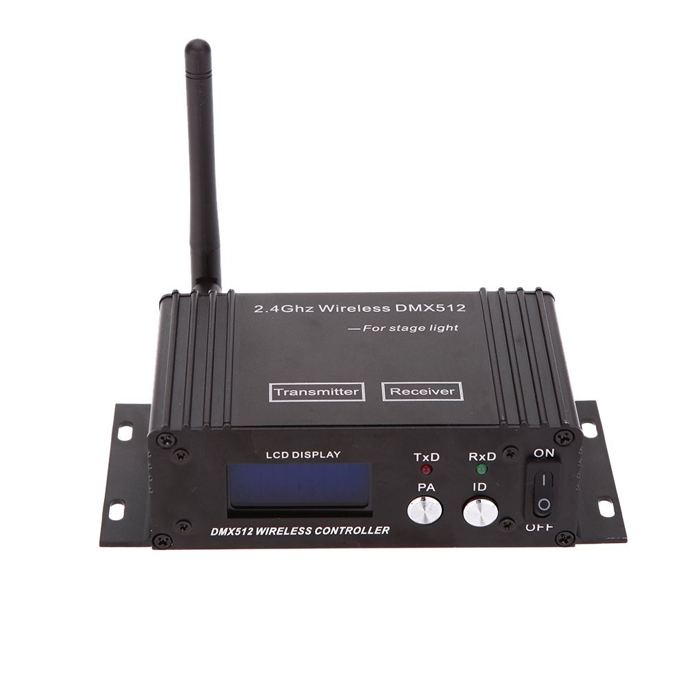 DMX512 Controller 2.4G Wireless Controller Transmitter Receiver LCD Display P...