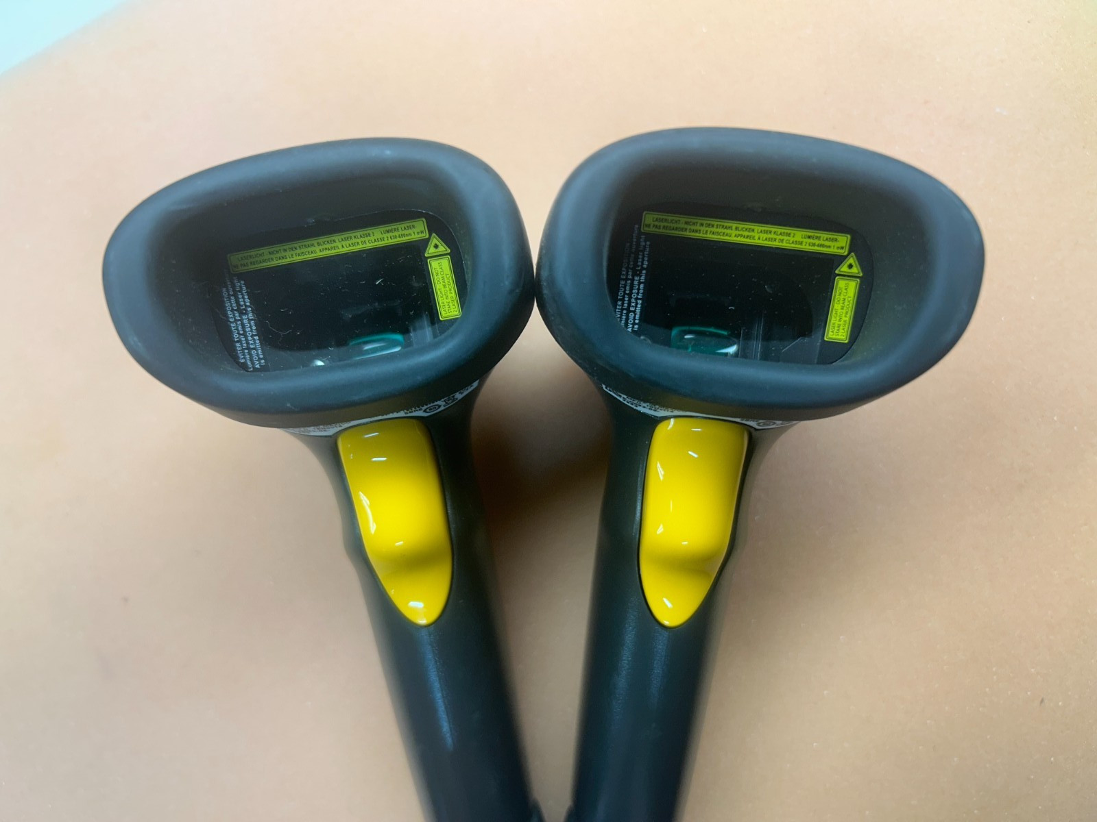 Lot of 2 Symbol LS2208-SR20007R-NA USB Scanner no cabling