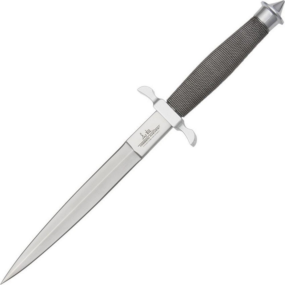 Hibben 12 1/2" Silver Shadow Stainless Steel Blade Dagger Knife - GH0441