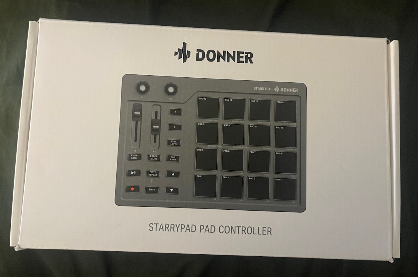 Donner STARRYPAD USB MIDI Pad Controller - 16 Backlit Pads - Open Box⁠