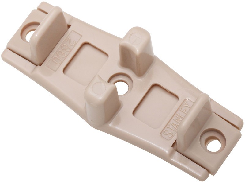 National Hardware N344-846 Tan Nylon Adjustable Sliding Door Guides with Screws