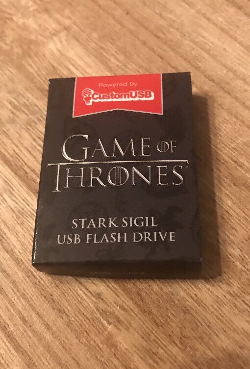 New NIP Loot Crate Exclusive Game Of Thrones Stark Sigil USB Drive