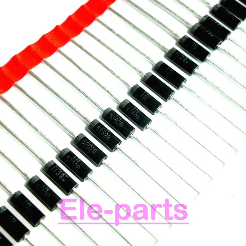 100 PCS 1N5352B DO-41 1N5352 IN5352 5W 15V Zener Doides Rectifiers
