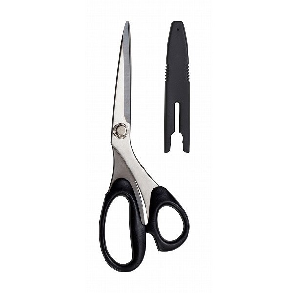 Misasa Stainless Dressmaking Scissors 20cm Right-Handed Black 8164
