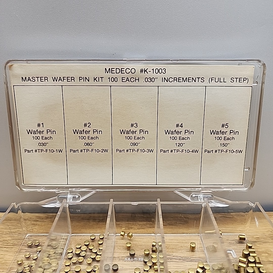 Medeco K-1003 Master Wafer Pin Kit - High Security Locks