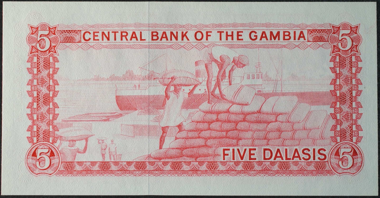 Gambia P5c 5 Dalais Choice Uncirculated
