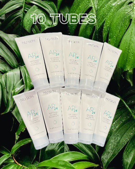 Nu Skin Nuskin AP24 Whitening Fluoride Toothpaste. 10 Tubes. Exp 09/2027