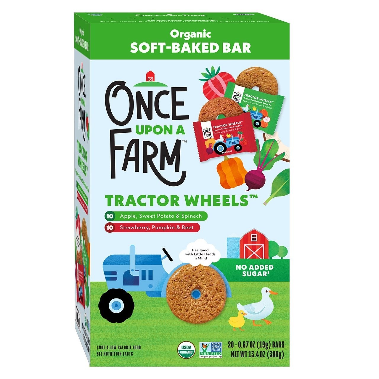 Once Upon a Farm Organic Tractor Wheels 20/0.67 oz