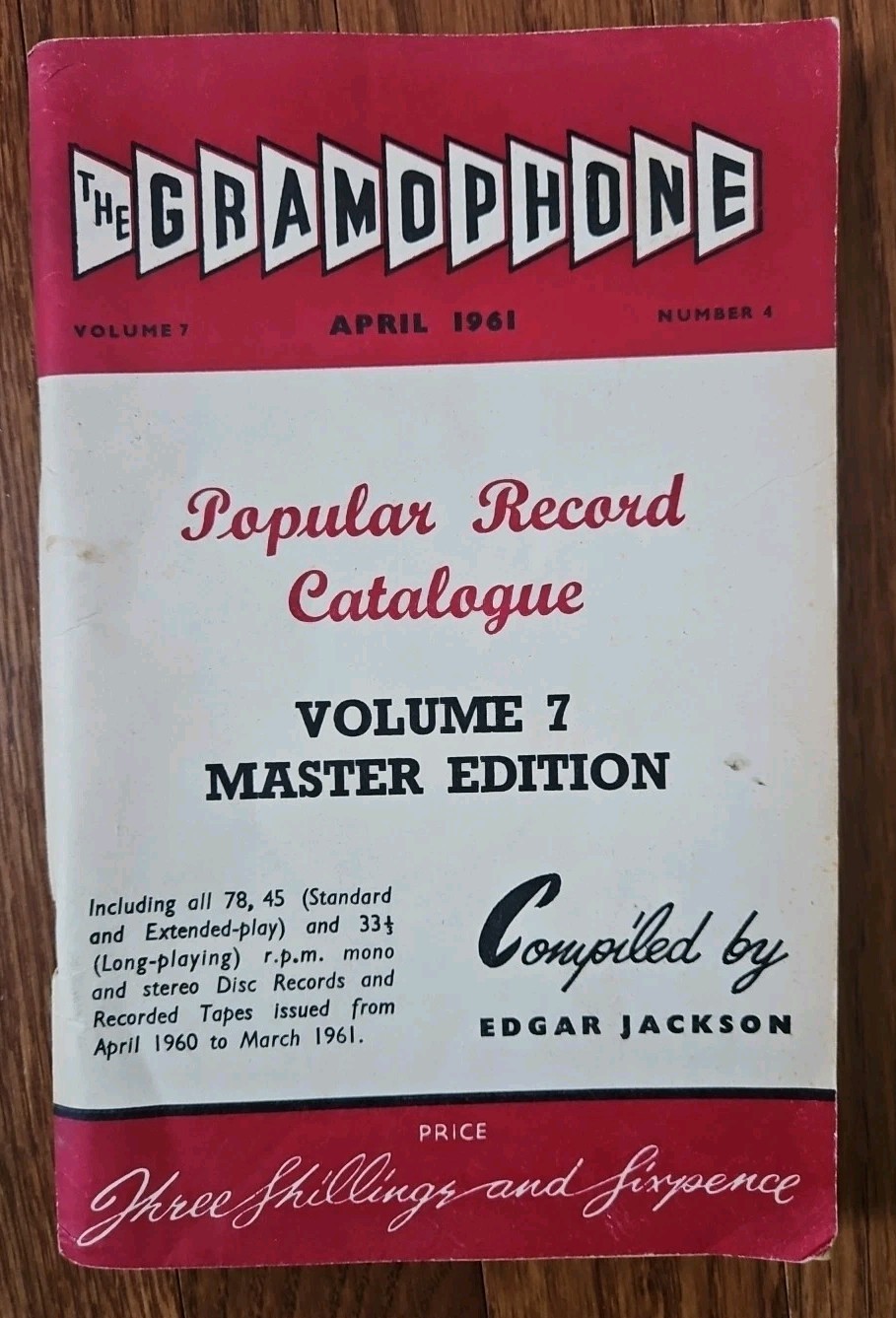 The Gramophone Catalogue Volume 7 April 1961