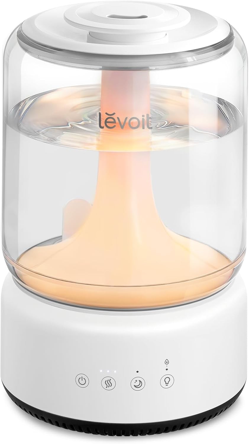 LEVOIT Humidifiers for Bedroom, 4.2L Top Fill for Large Room with 42H Runtime, D