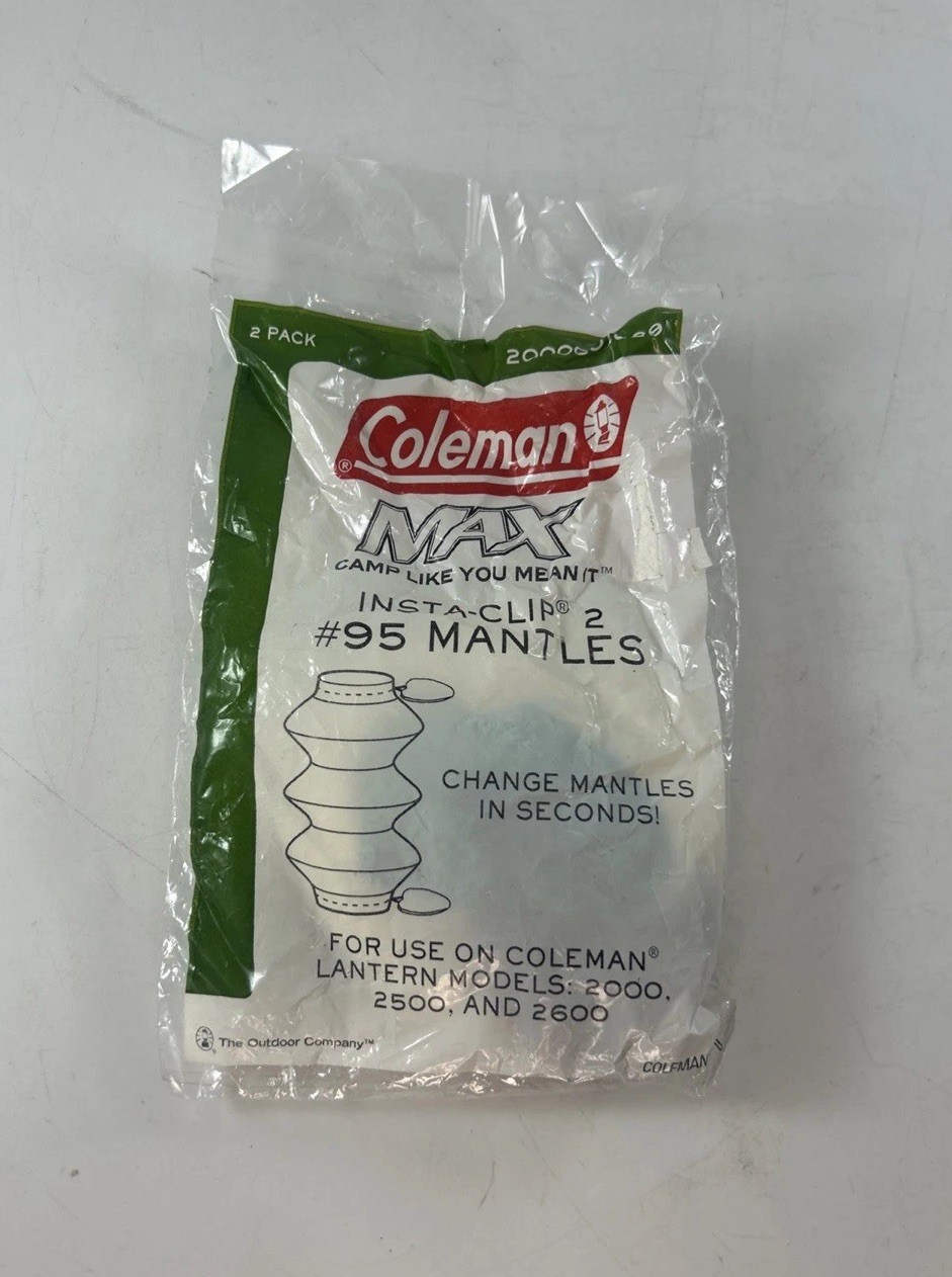 Coleman Insta-Clip 2 #95 Lantern Mantles models 2000 2500 2600
