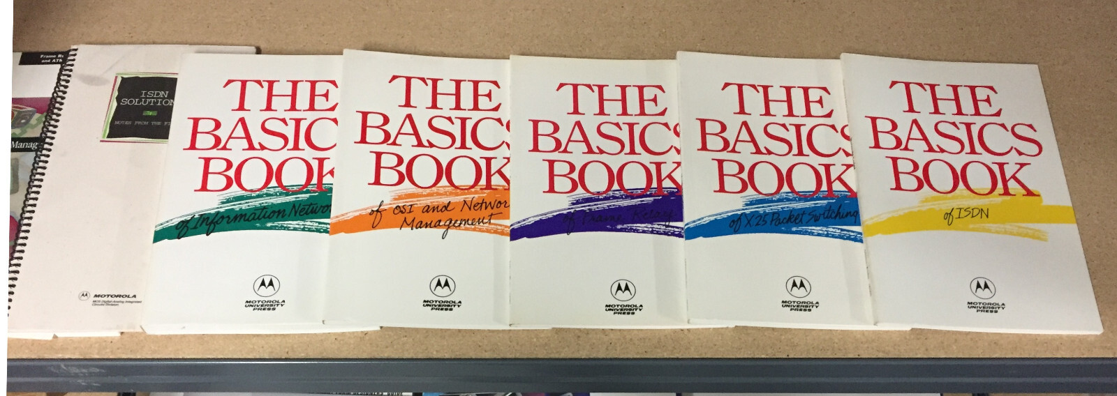 Book = Motorola Basics Complete Set ISDN ADC Kentrox Brochure = Lot of 7