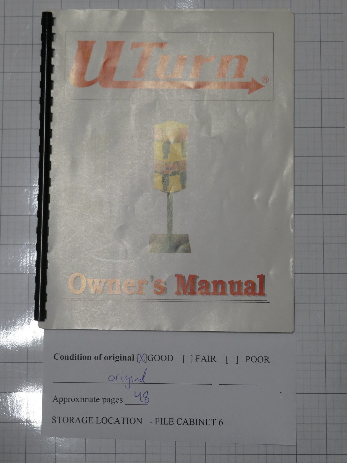 UTurn Owner's Manual - You Select Option - 48 pgs