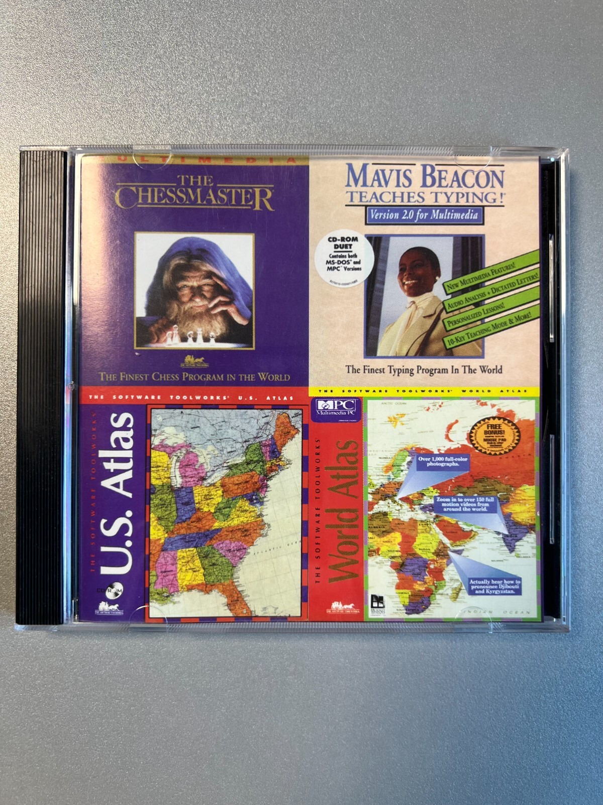 The Software Toolworks CD Deluxe Pack 4 CD-ROM (Bounded Version) Pre-Owned Great
