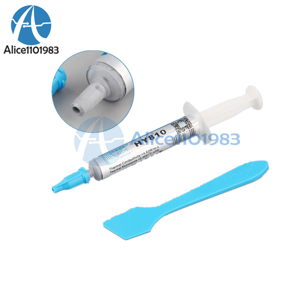 2PCS 2G HY810-OP2G Extreme High Quality CPU Thermal Grease with A Plastic Tool