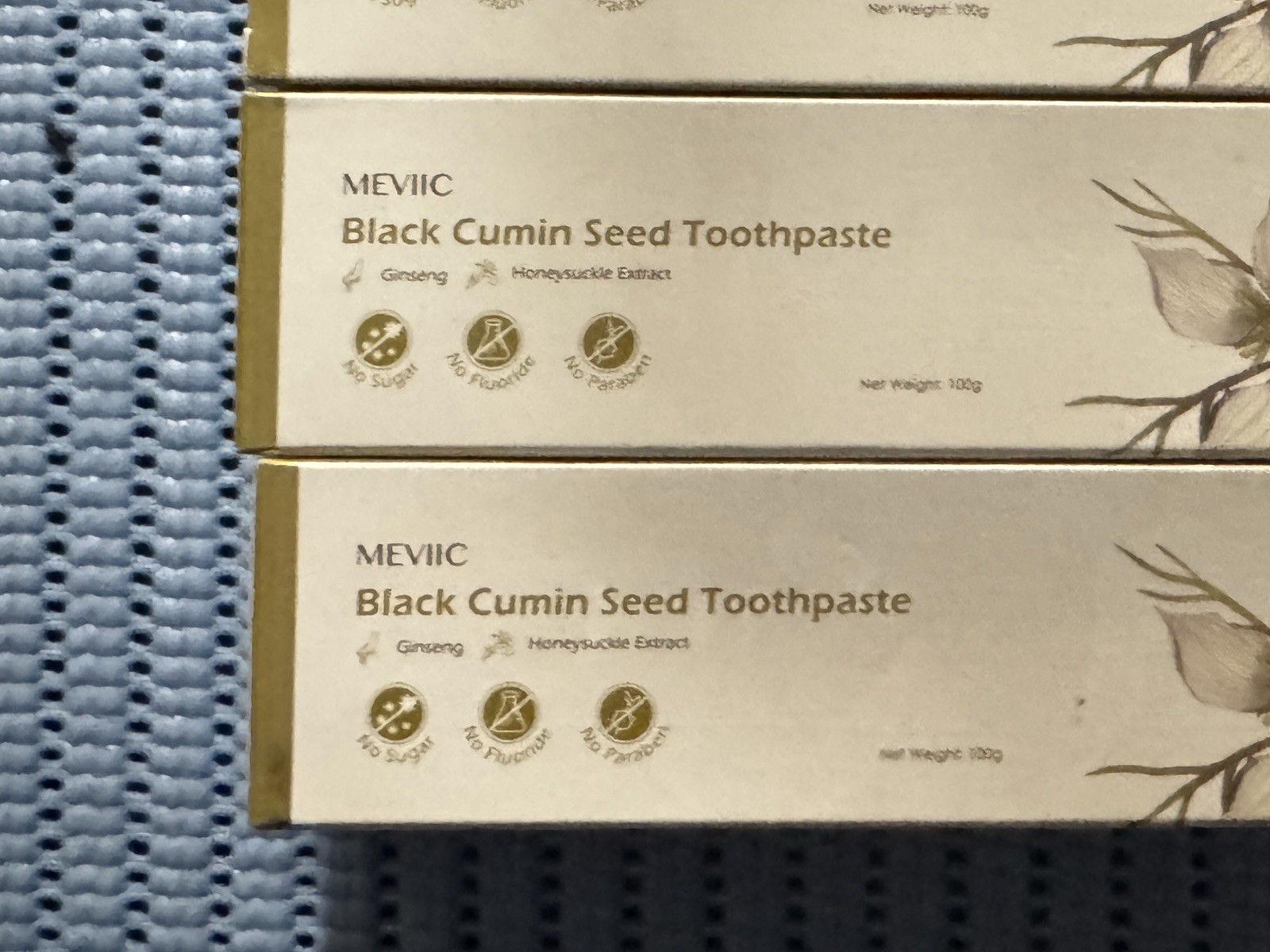 MEVIIC Black Cumin Seed Toothpaste Helps Reduce Plaque & Gum Problems (3-Pack)