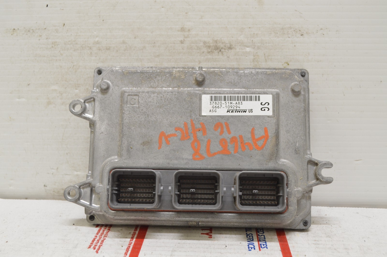 2016 16 Honda HRV 1.8L 37820-51M-A83 Engine Control Module Unit Ecm J68 032
