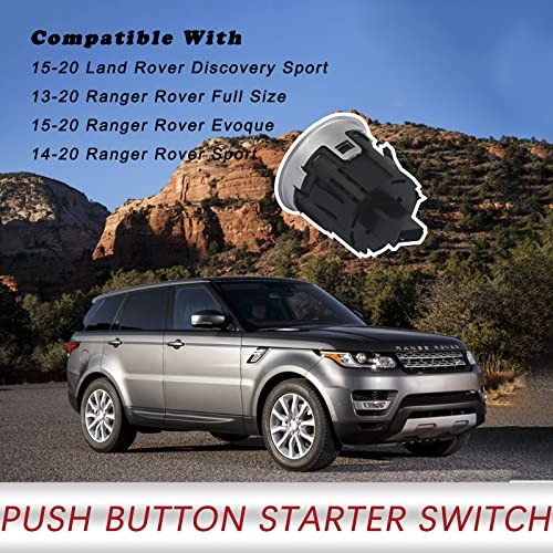 Momentary Push Start Stop Button Switch Compatible with 2013-2020 Range Rover