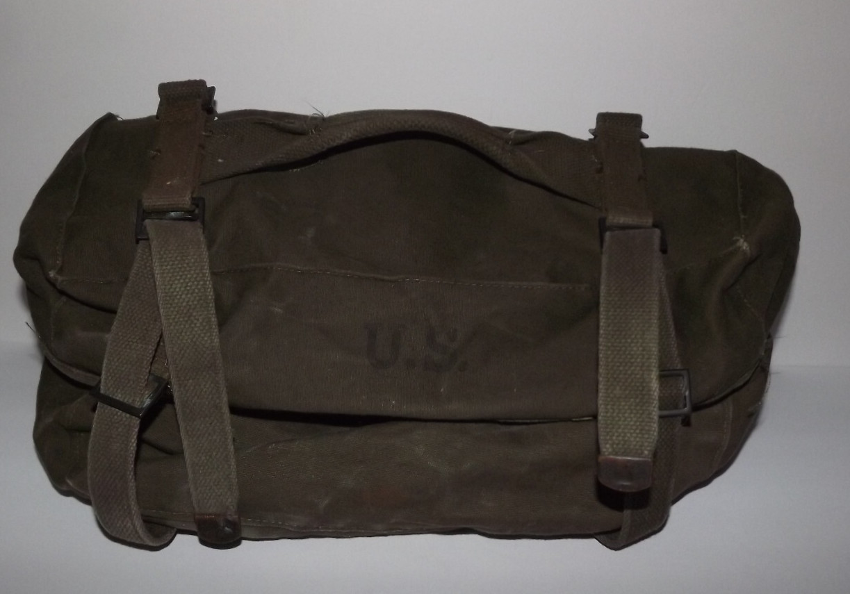 Vtg  American Awning & Canvas  U.S. Military Field Pack  M-45  Duffle Bag