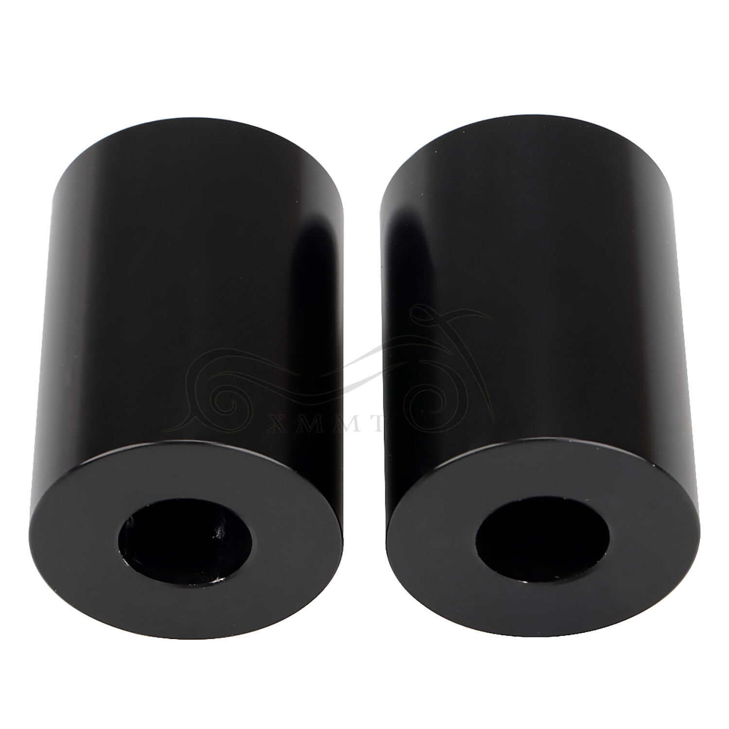 Motorcycle 1.75" Black CNC Riser Extensions Fit For Harley 1" Handlebars Models