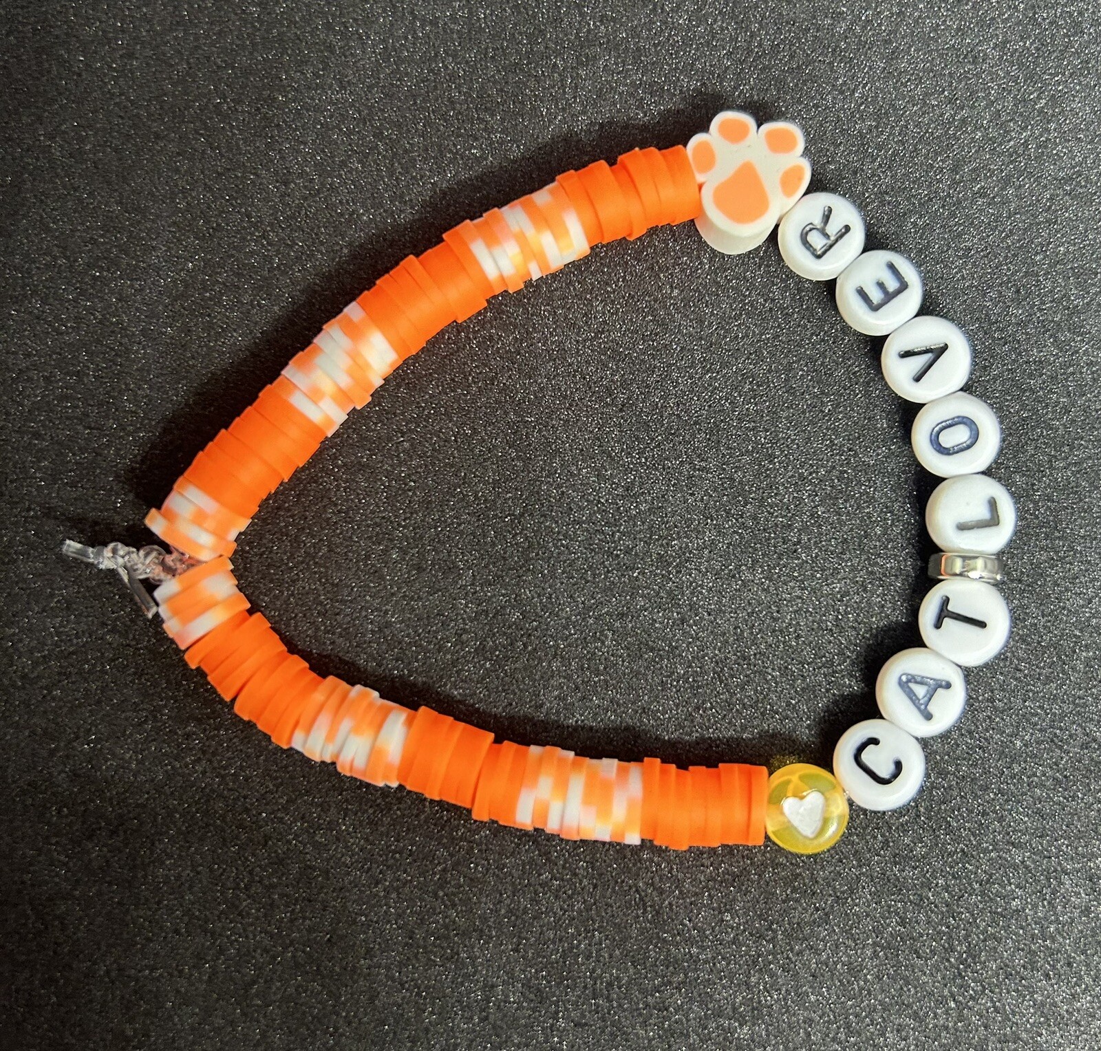 Cat Lover Heishi Bracelet