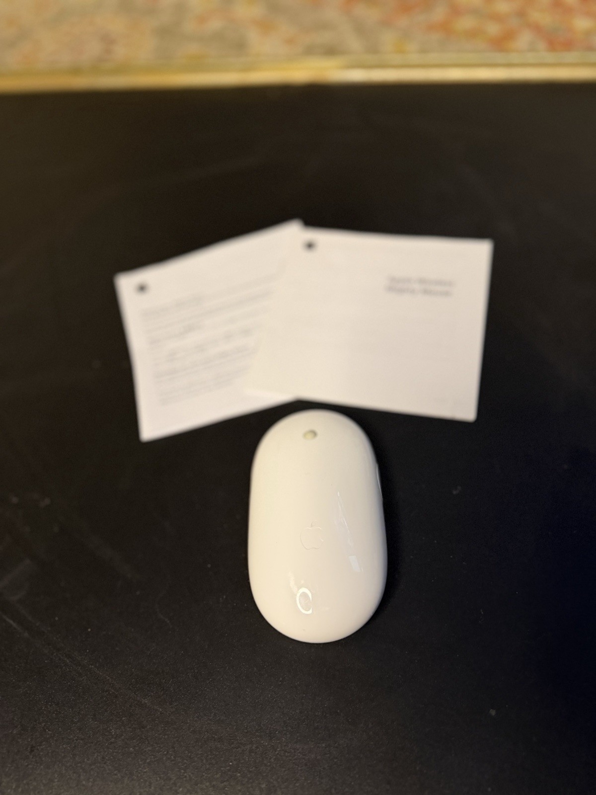 Apple Wireless Mighty Mouse A1197 Bluetooth White OEM Tested Clean