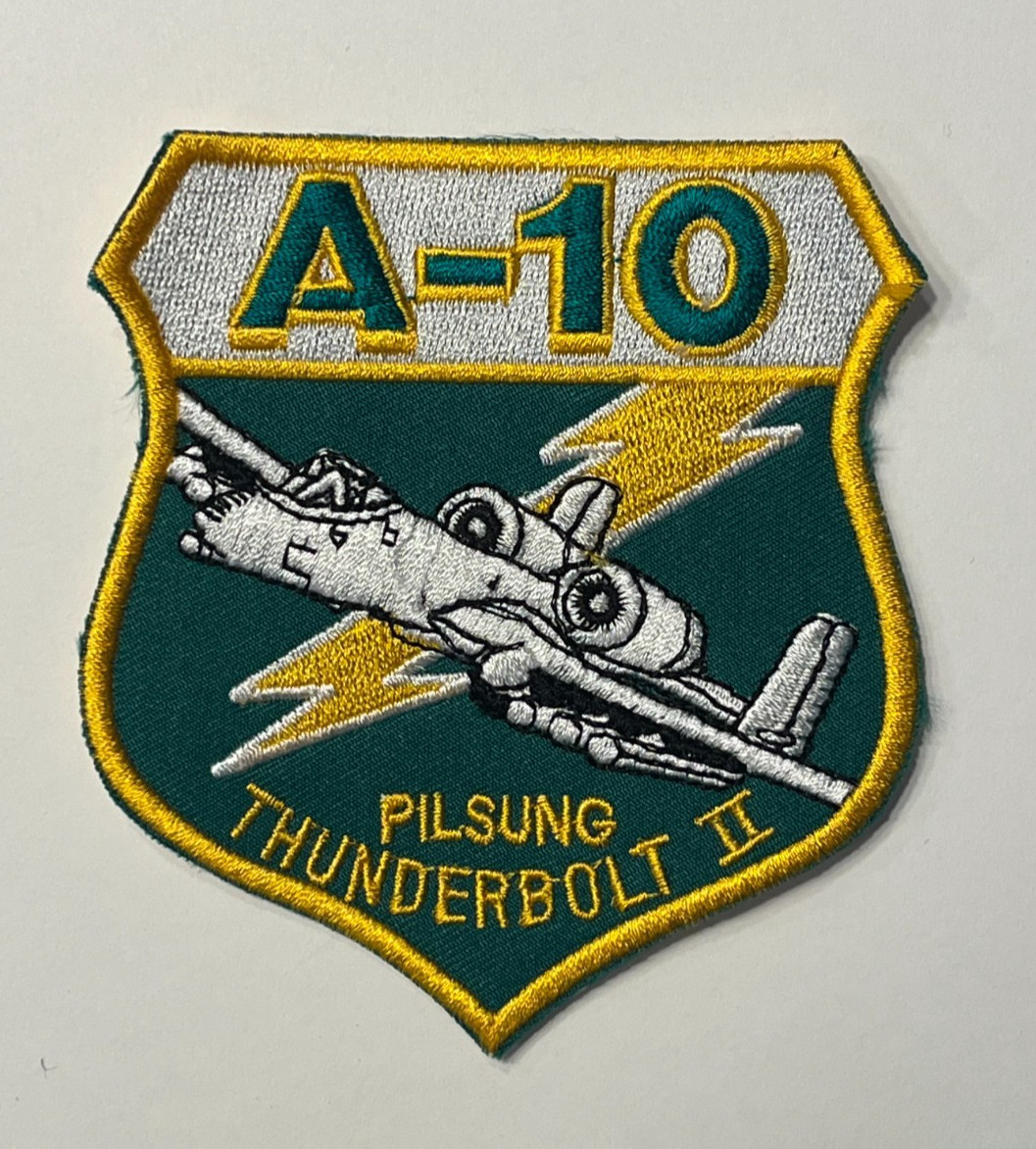 US AIR FORCE PATCH: 25th Fighter Squadron A-10 Warthog Osan AB, South Korea