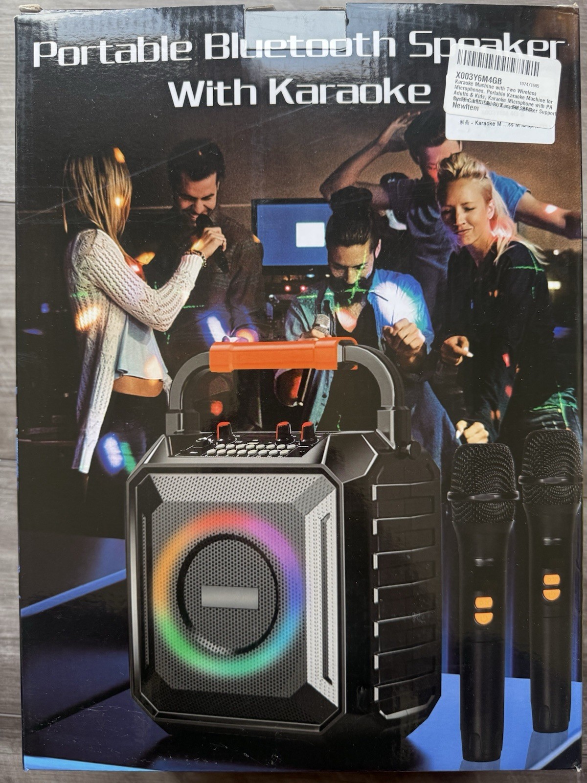 Karaoke Machine with 2 Wireless Microphones.