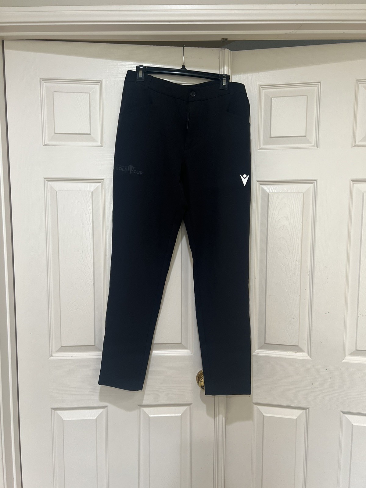 MACRON DELANEY REFEREE Black PANTS BASKETBALL Size Small