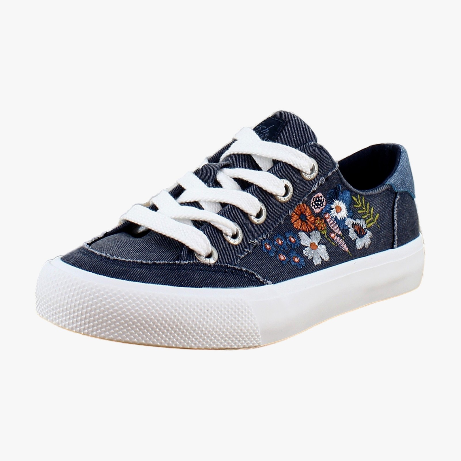 Blowfish Vivid 3 Womens Fashion Sneakers Navy Floral Canvas
