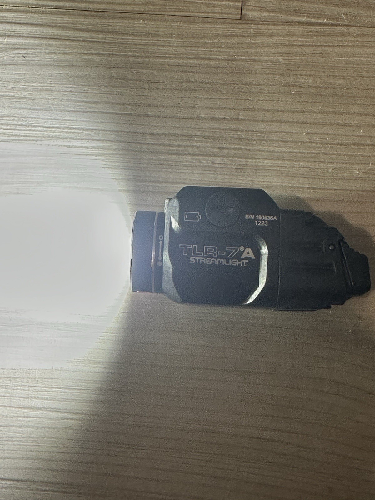 Streamlight TLR-7A Flex Low-Profile Rail-Mounted Tactical Weapon LED Light.