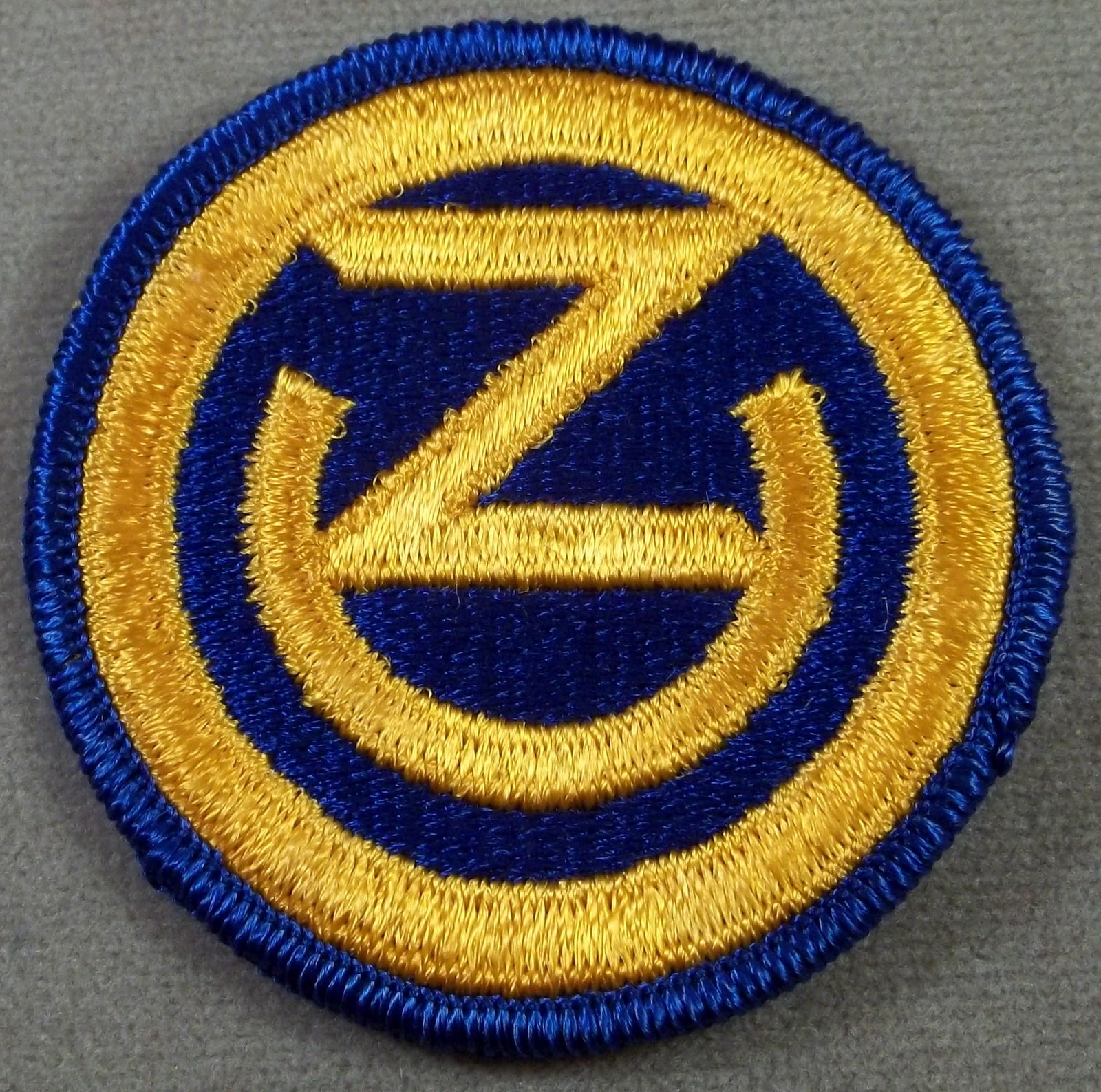 US Army 102nd Infantry Division Full Color Merrowed Edge Patch