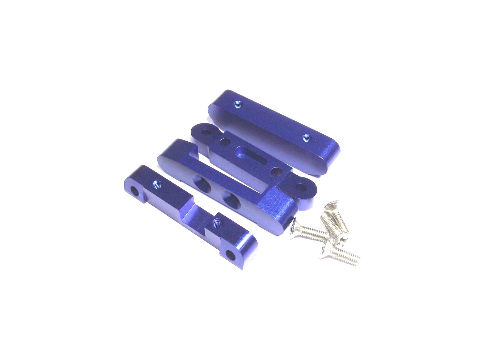 kyosho lazer zx alloy arm bracket set blue