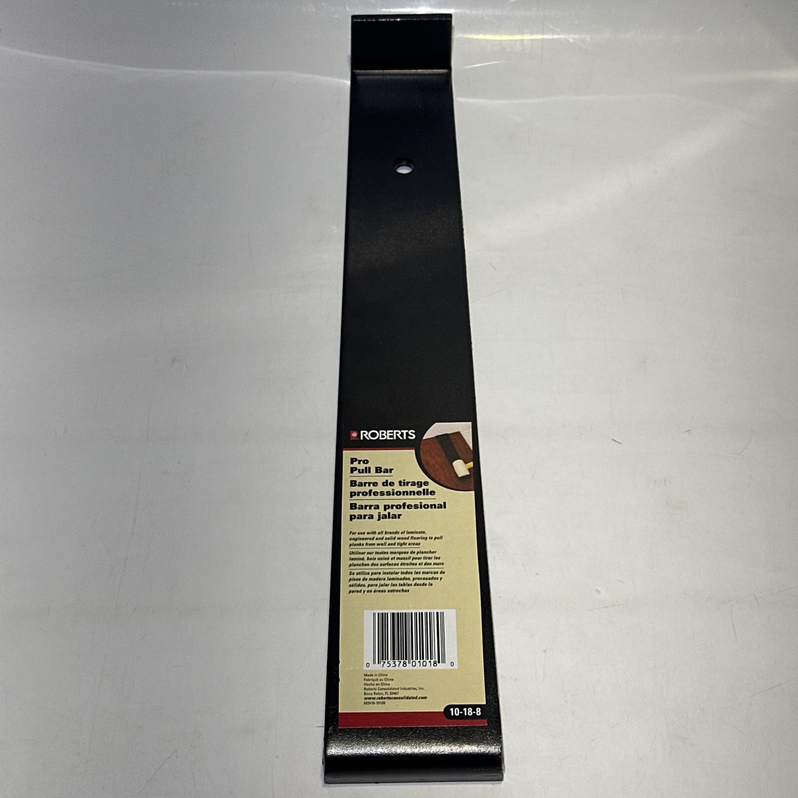 Roberts 10-18-8 Pro Pull Bar, 16-1/4 In, Steel