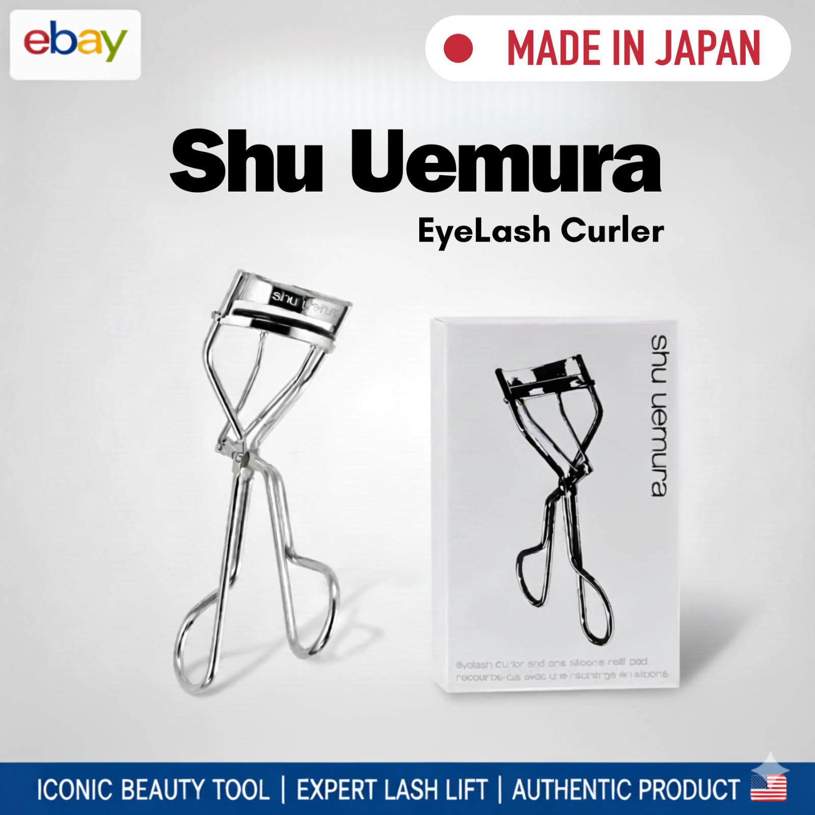 Shu Uemura Eyelash Curler with Silicone Refill Pad, Japan Import Free Shipping