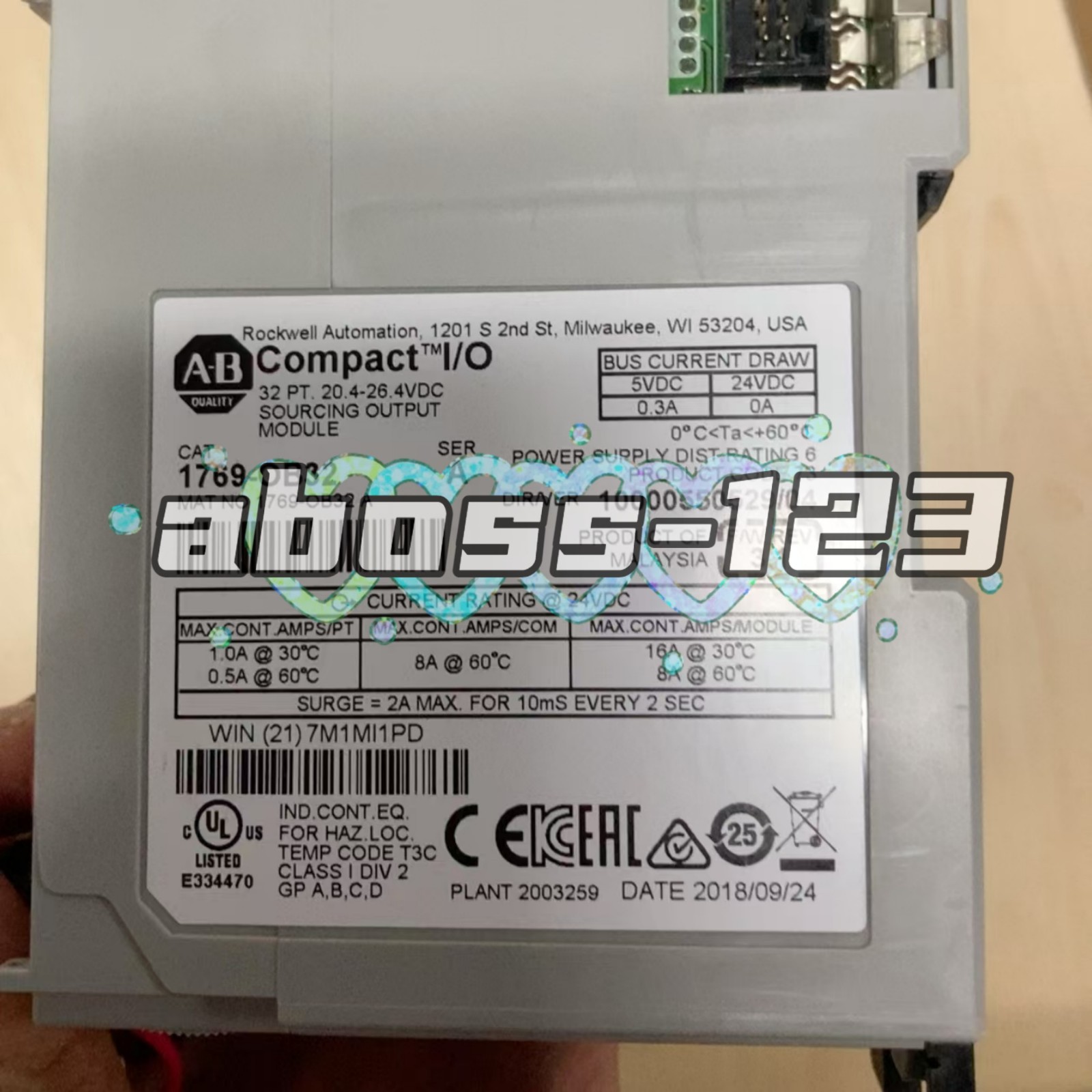 Brand  1769-OB32 SER.A PLC Module#1pcs New In Box