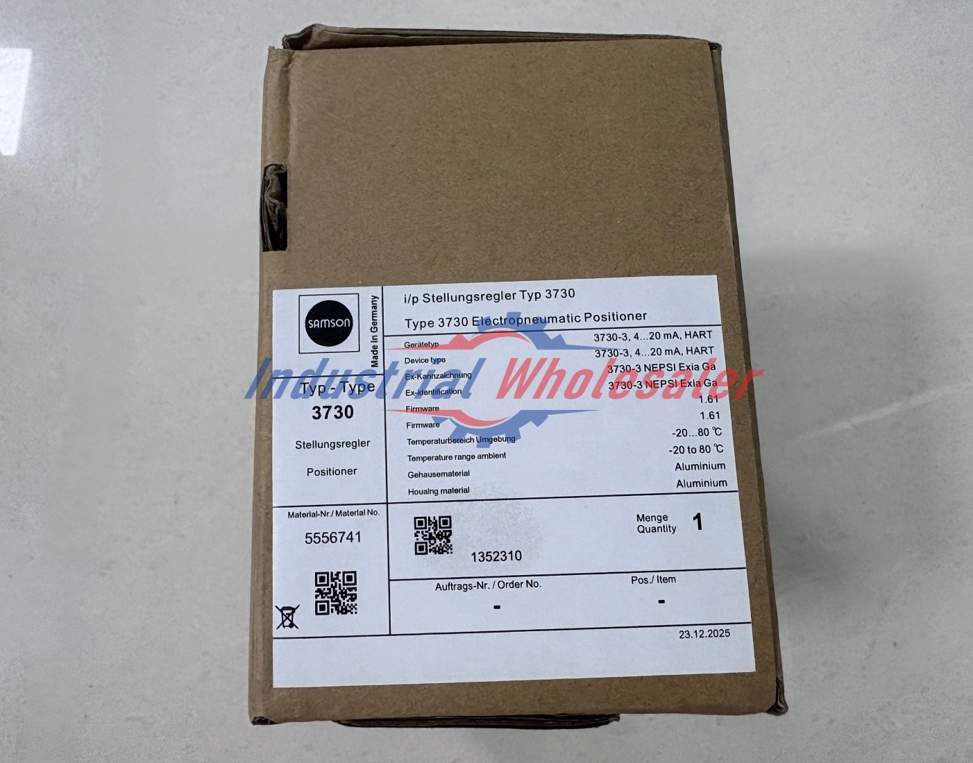1PC New SAMSON 3730-3 Valve Positioner Fast Free delivery