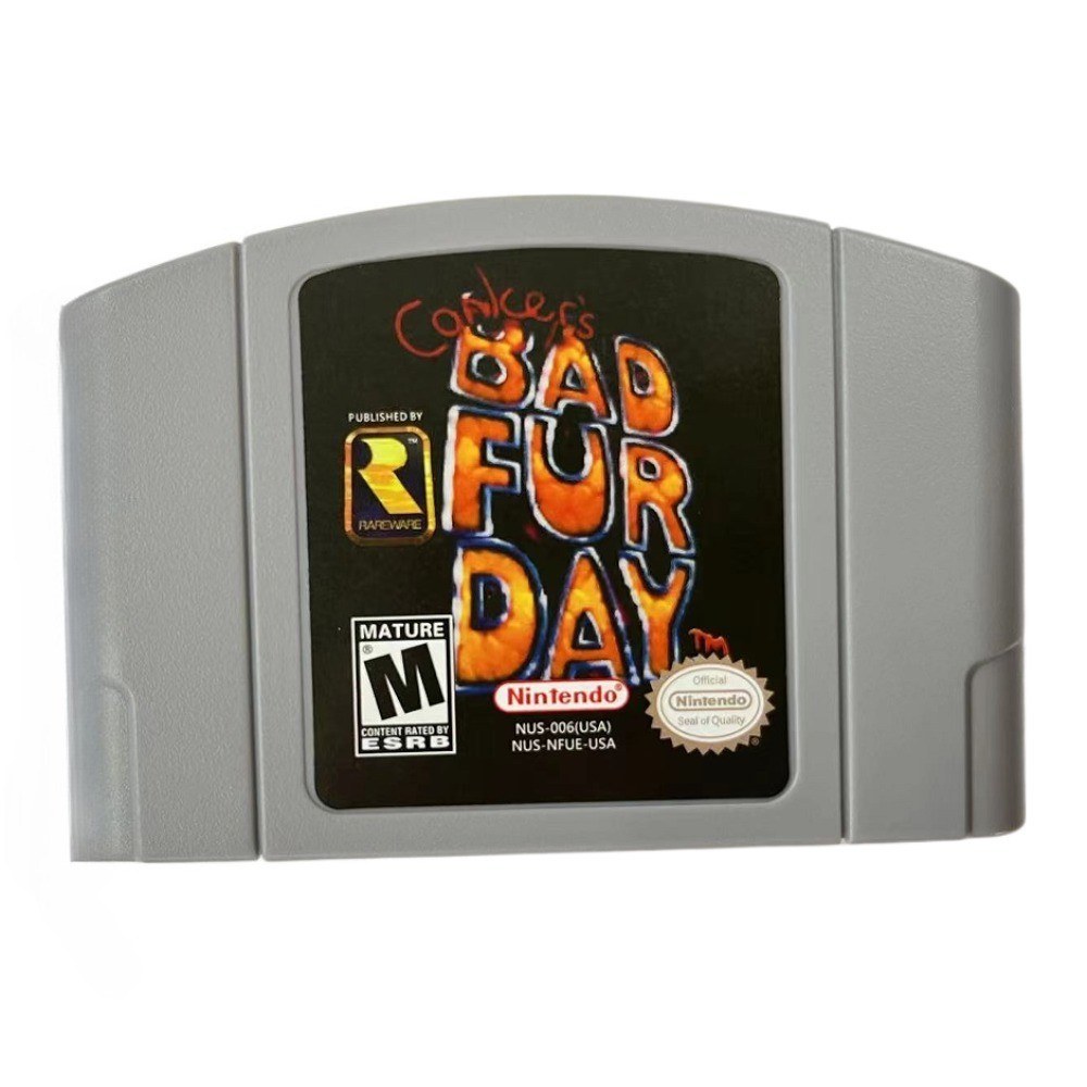 Conkers Bad Fur Day 64 Games For Nintendo N64 US Version Free USA Shipping