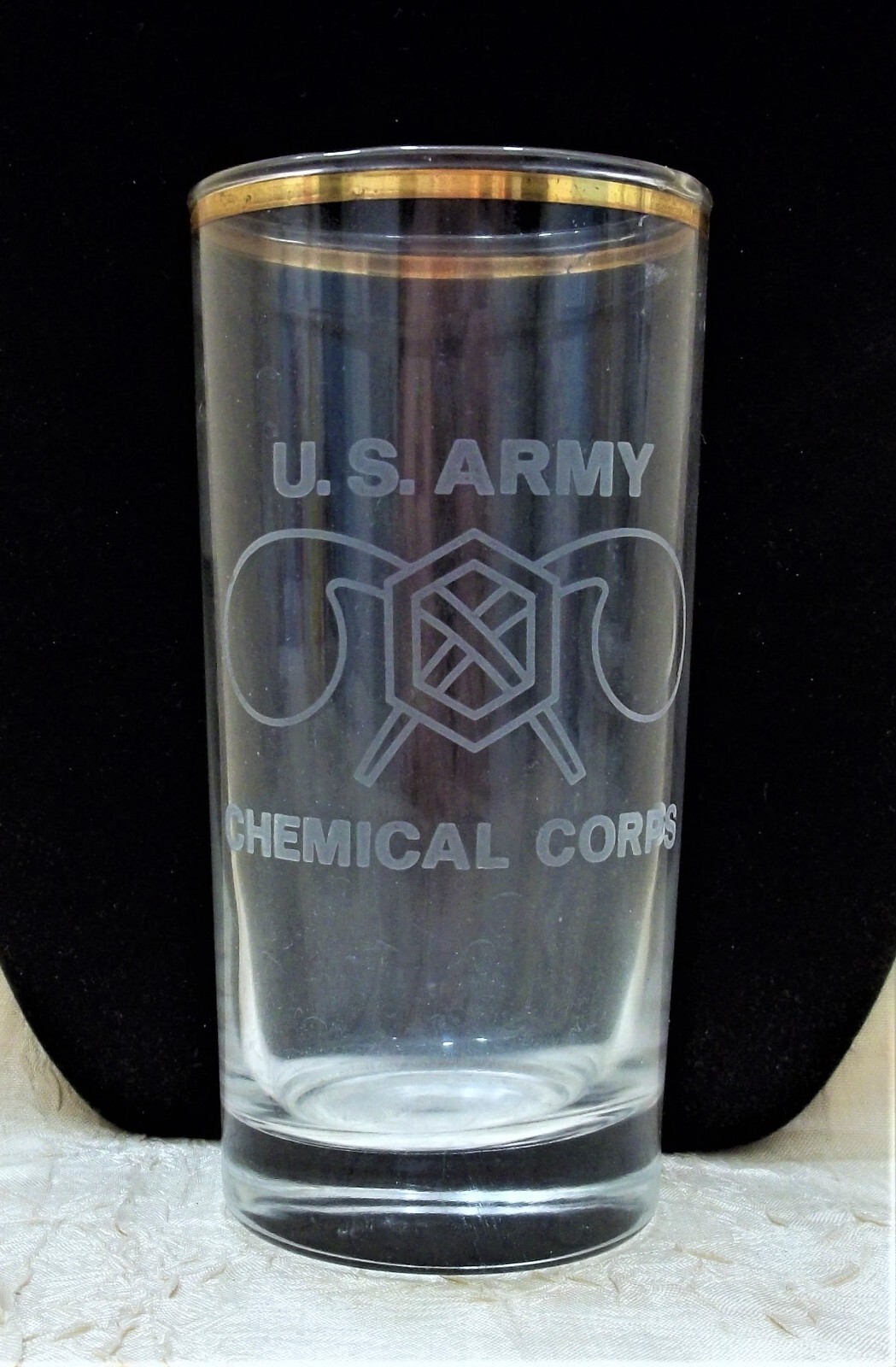 United States Army Chemical Corps 5.5" Glass 10 fl. oz.