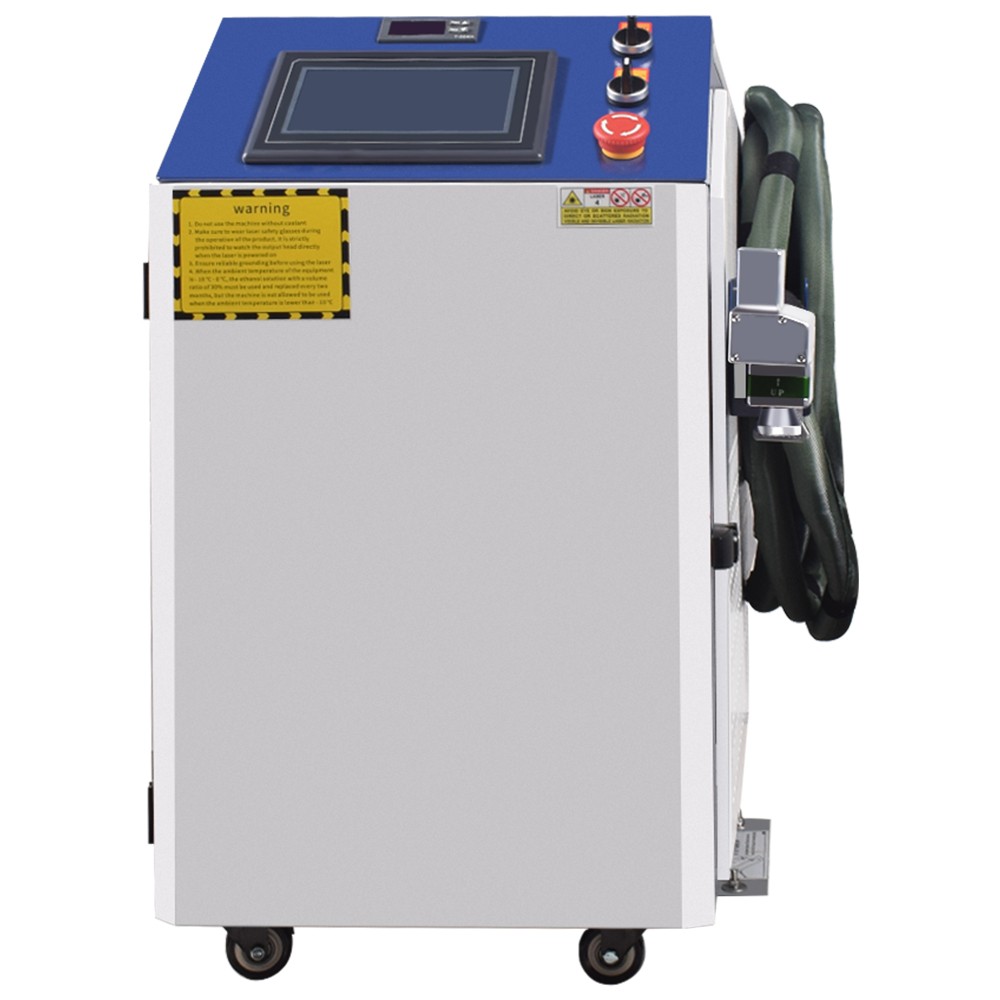 AU 3000W 380V Double Wobble Fiber Laser Cleaning Machine Rust Oil Paint Removal