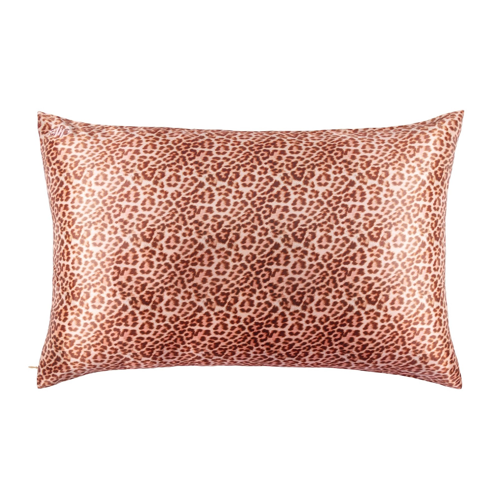 Slip Pure Silk Queen Pillowcase, Sadie Leopard Print, 100% Mulberry Silk, 22