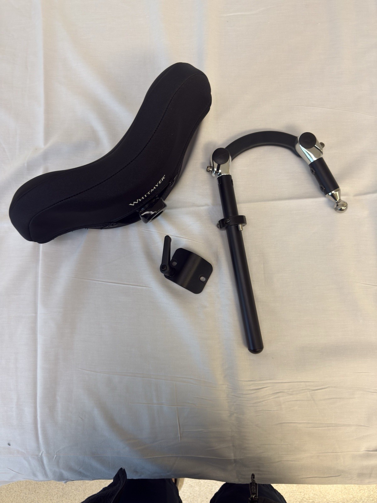 Whitmyer Wheelchair Headrest with  13 inch Hardware Open Box Never Used