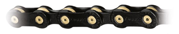 Connex 10sB 10-Speed Chain Black/Gold - Corrosion-Resistant Steel, Optimized