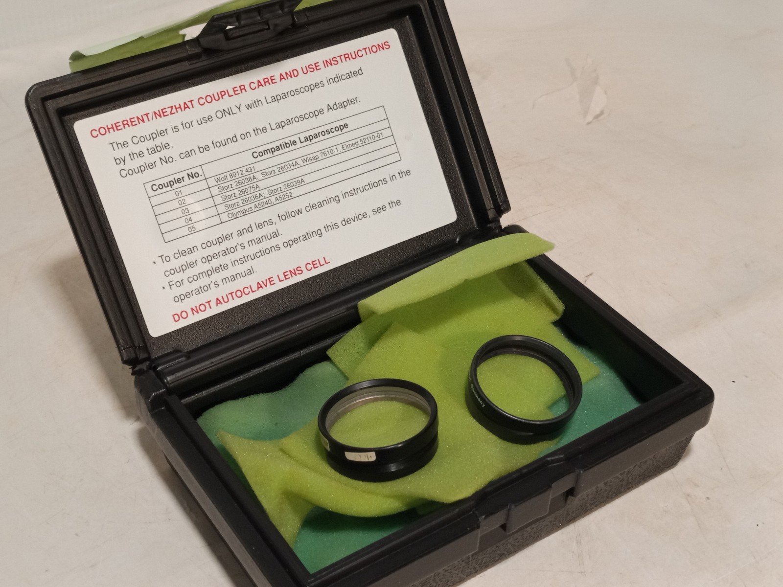Carl Zeiss Coherent Nezhat Laparoscope Coupler Adapter Storz Olympus Lot